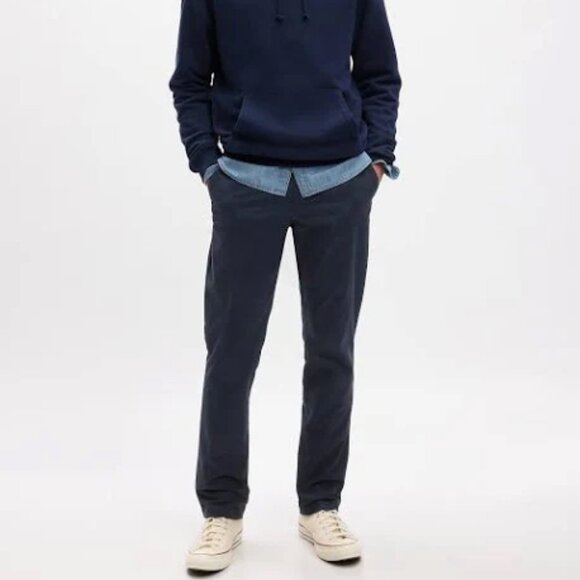GAP Men’s Essential Khaki Slim Navy Blue Size 31x32 - Picture 1 of 8